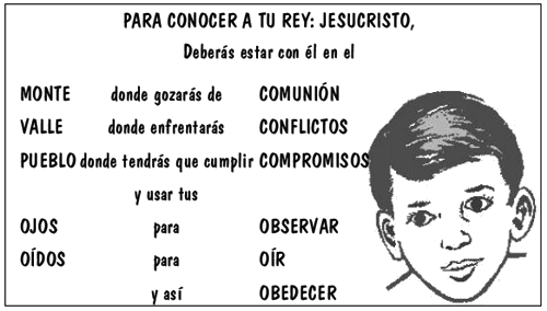Para conocer a tu Rey Jesucristo deber&aacute;s...